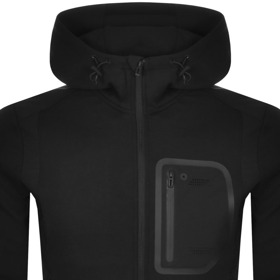 Alternative Image for ProductEmporio Armani Full Zip Hooded Sweatshirt Black2